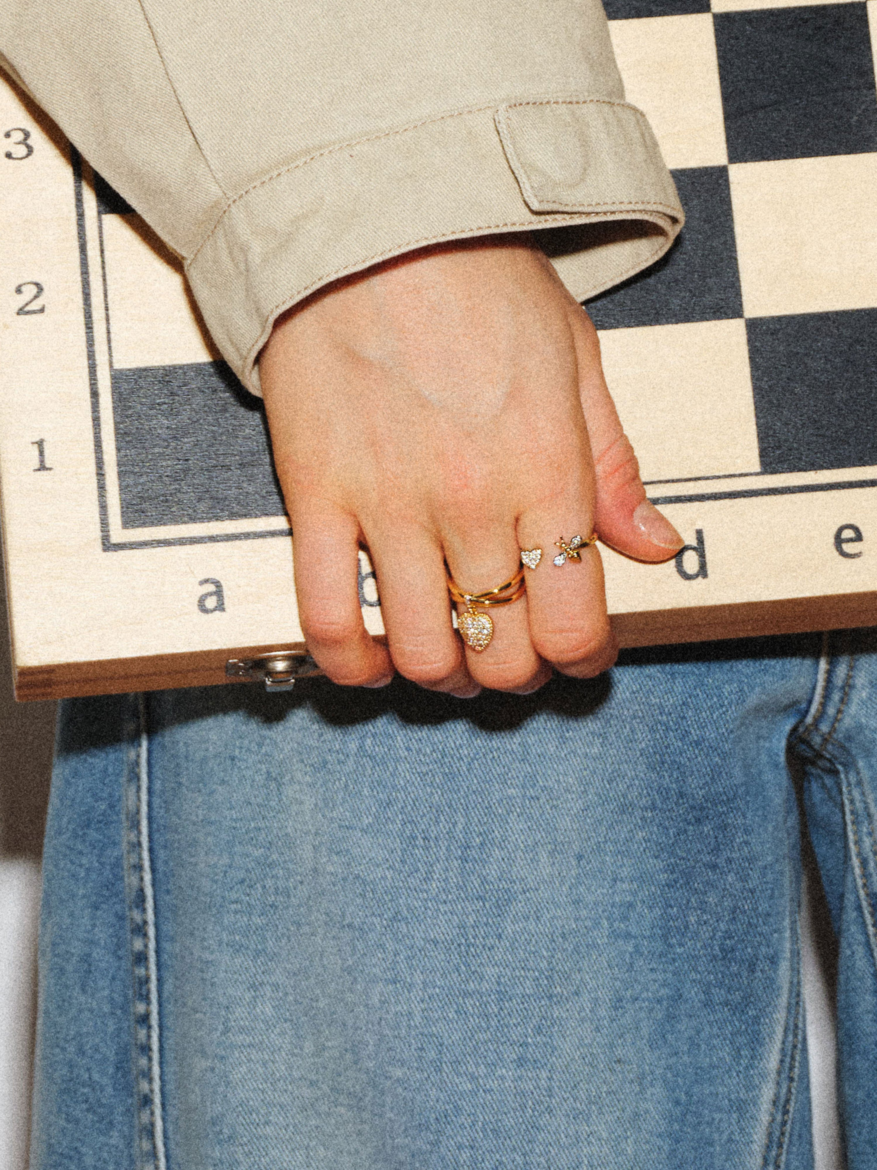 Sweet Heist Bee Open Ring