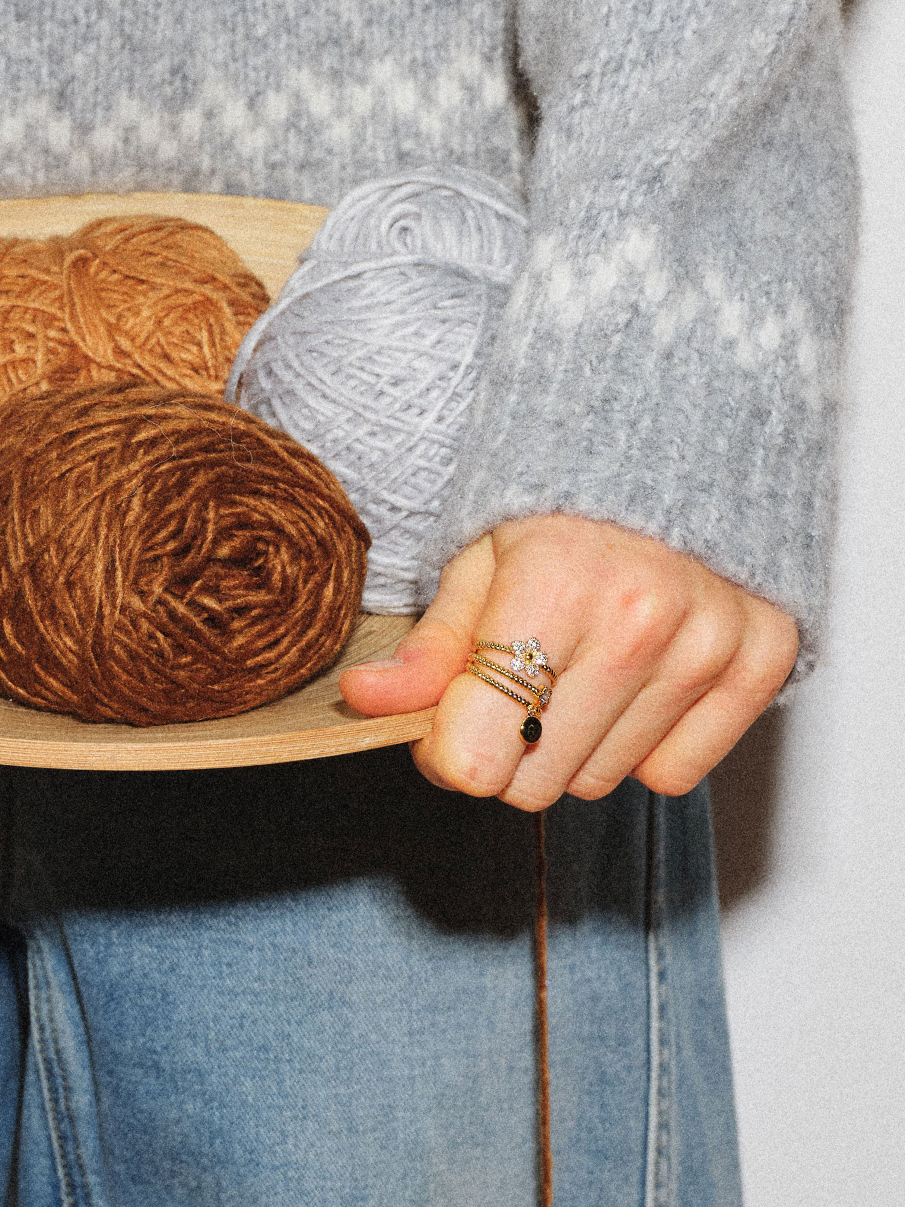 Starlight & Bloom Stacking Rings
